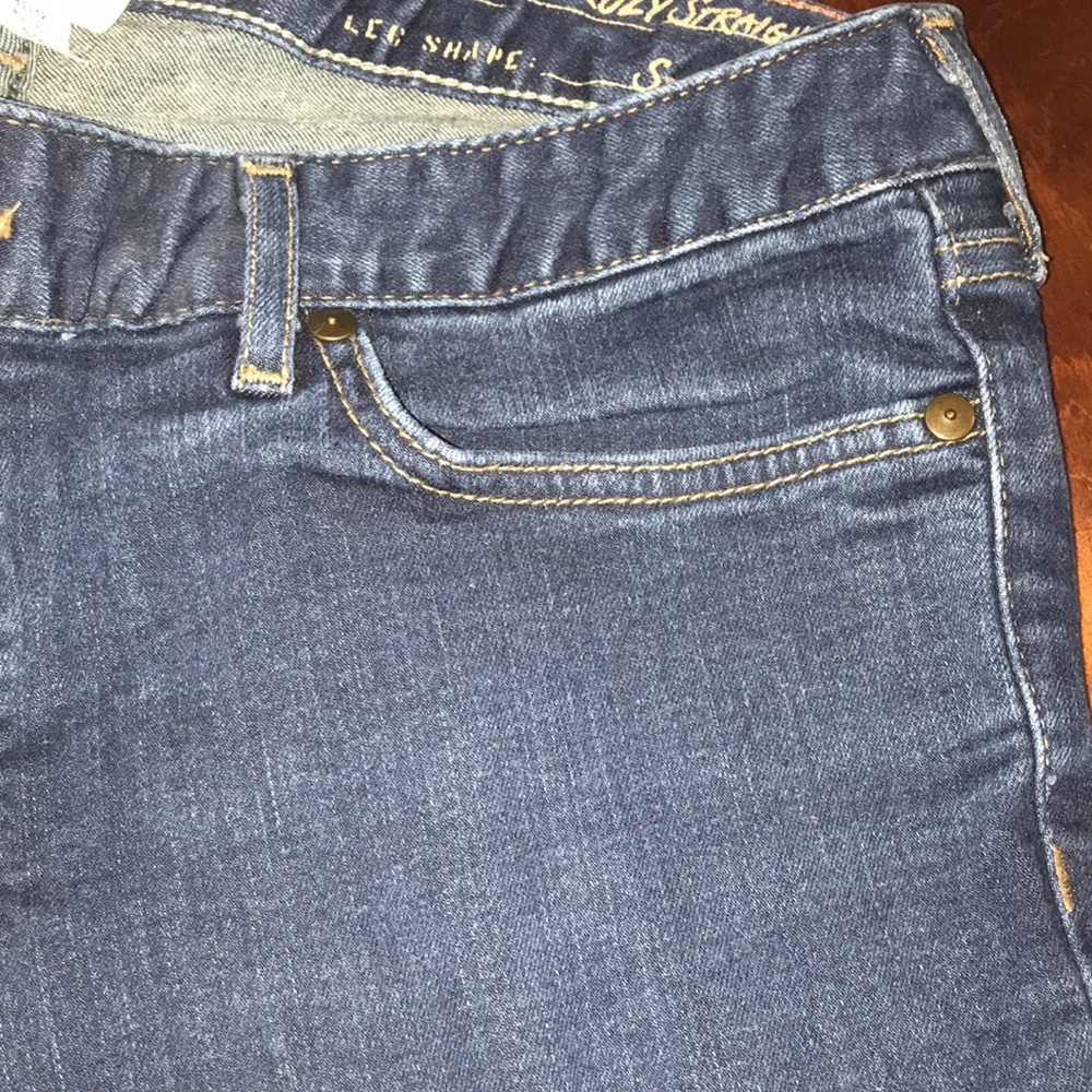 Eddie Bauer Women’s Jeans 12L Truly Straight Leg Dark Denim Wash - Picture 13 of 13
